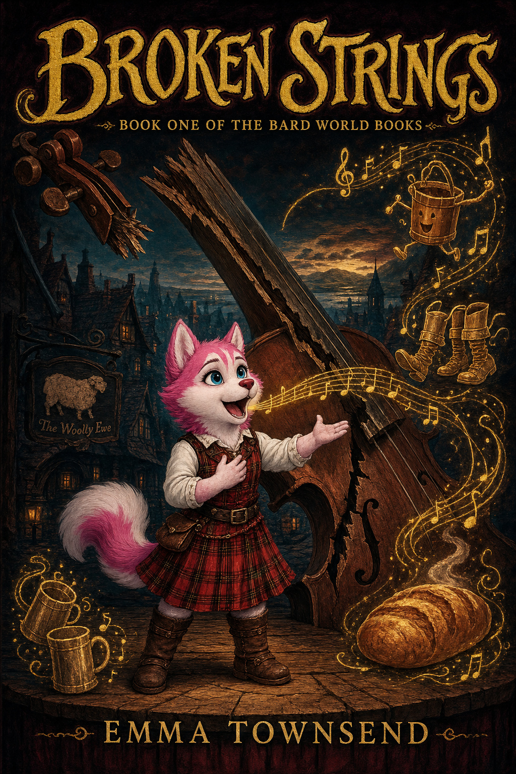 Cover of Broken Strings by Emma Townsend